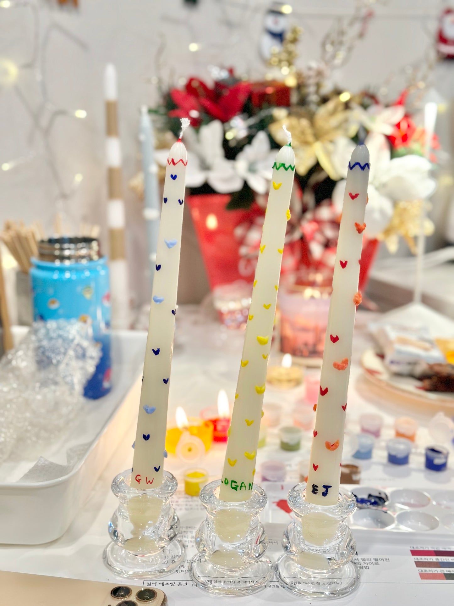 CNDLNYC | 2D, 3D Taper Candle Painting Workshop for 2 (Valentine's Day Special)