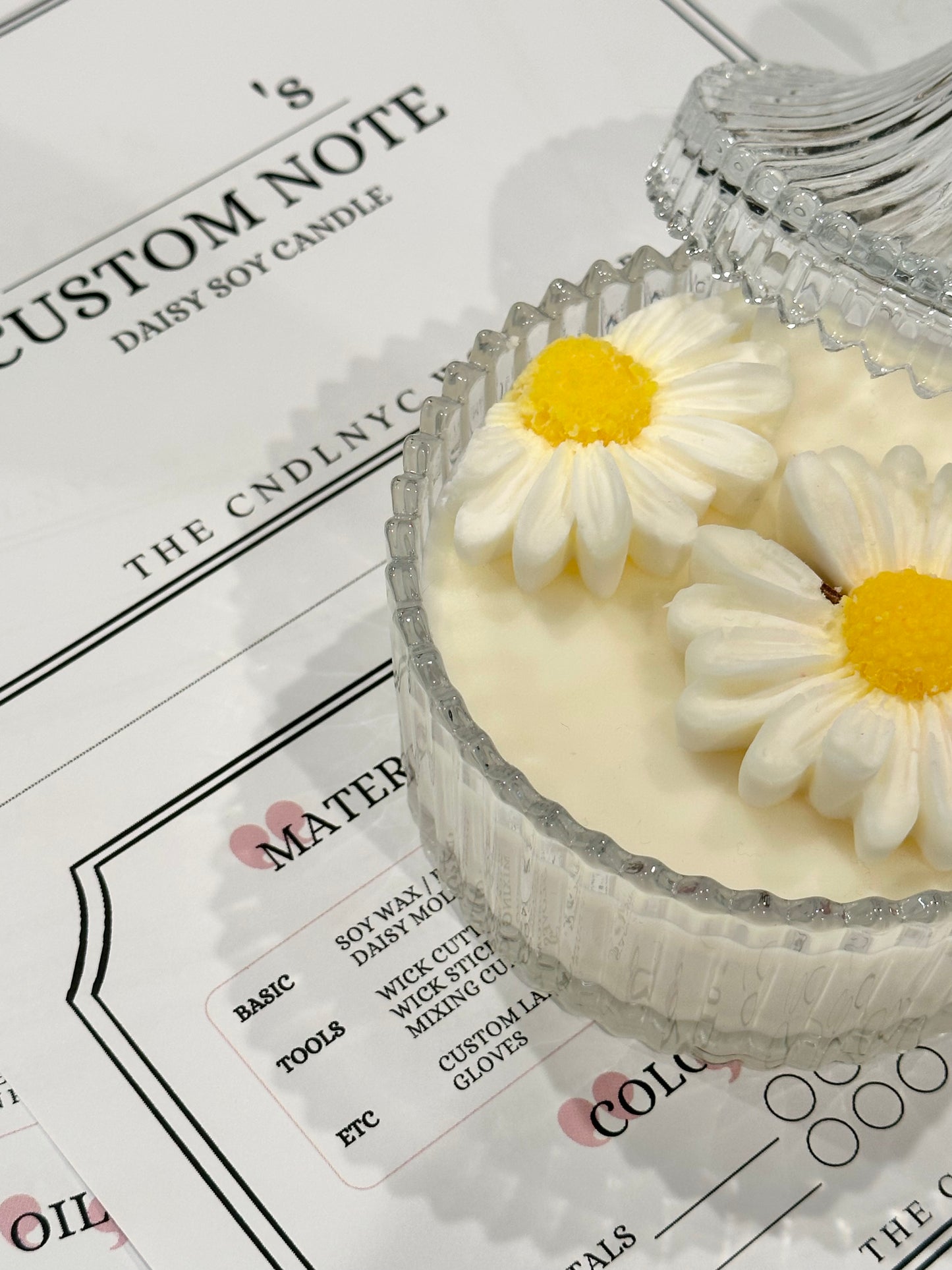 CNDLNYC | Daisy Soy Candle - Candle Class (Level 1)