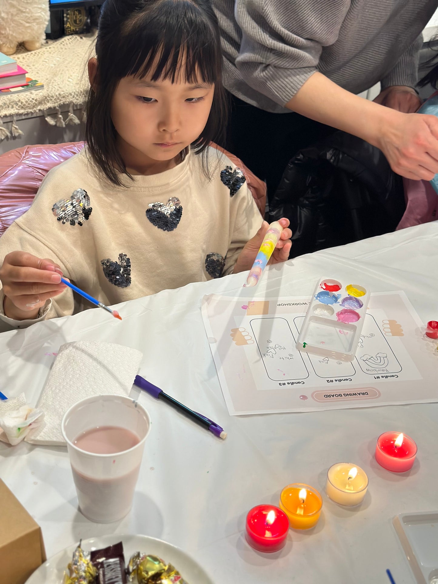 CNDLNYC | 2D, 3D Taper Candle Painting Workshop for 2 (Valentine's Day Special)