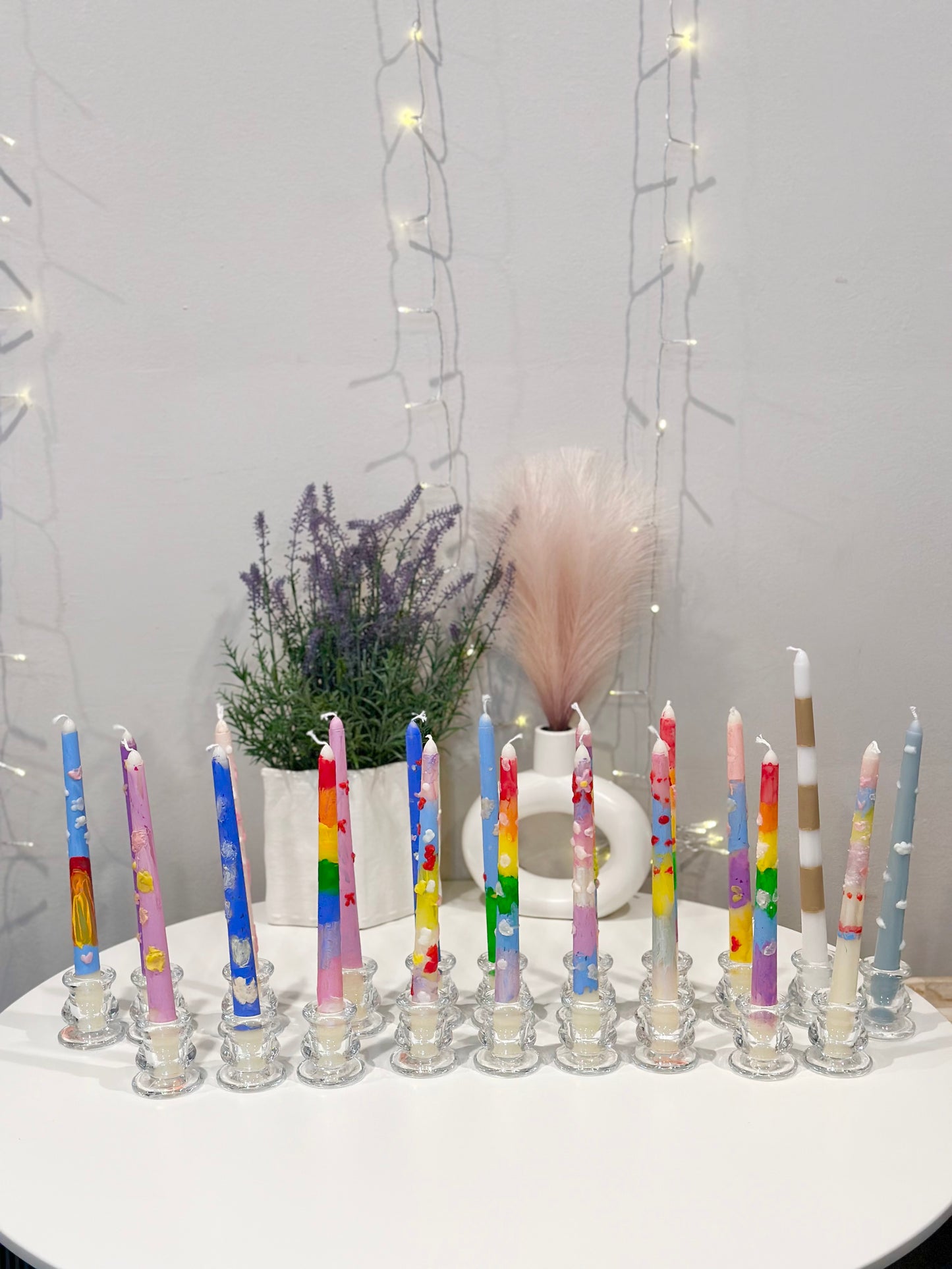 CNDLNYC | 2D, 3D Taper Candle Painting Workshop for 2 (Valentine's Day Special)