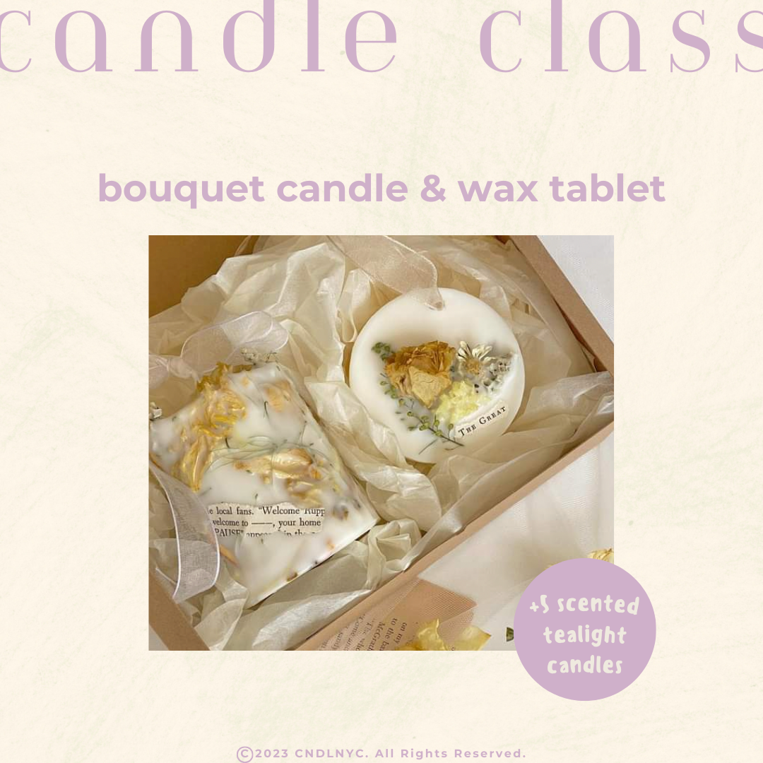 CNDLNYC | Bouquet Candle - Candle Class (Level 3)