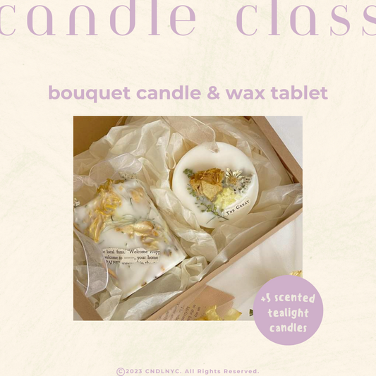 CNDLNYC | Bouquet Candle - Candle Class (Level 3)