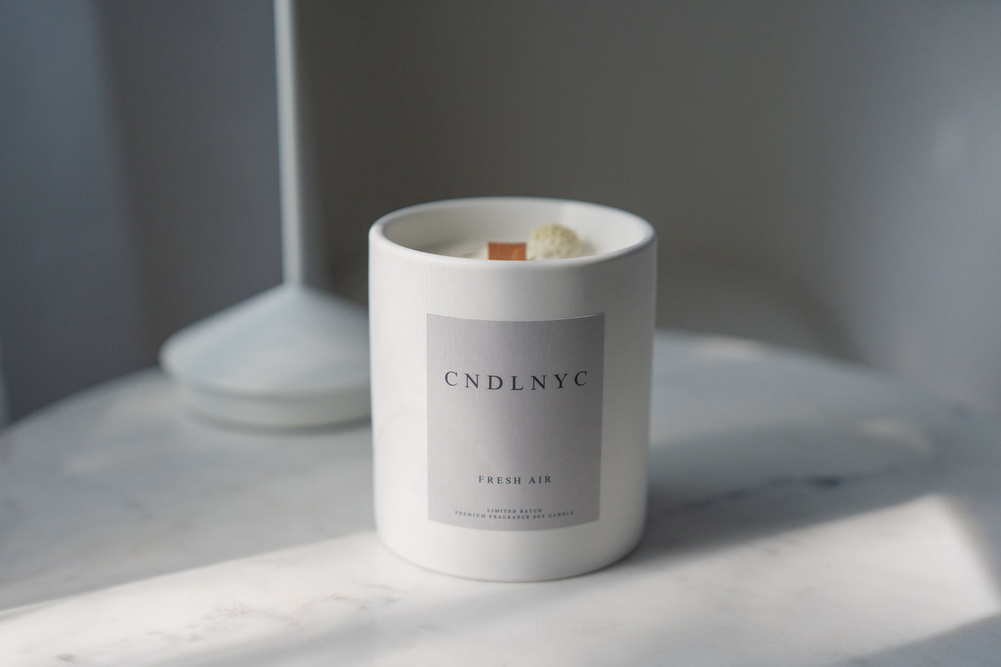 CNDLNYC "FRESH AIR" Soy Candle - 12oz of Sweet Scented Bliss for Your Home