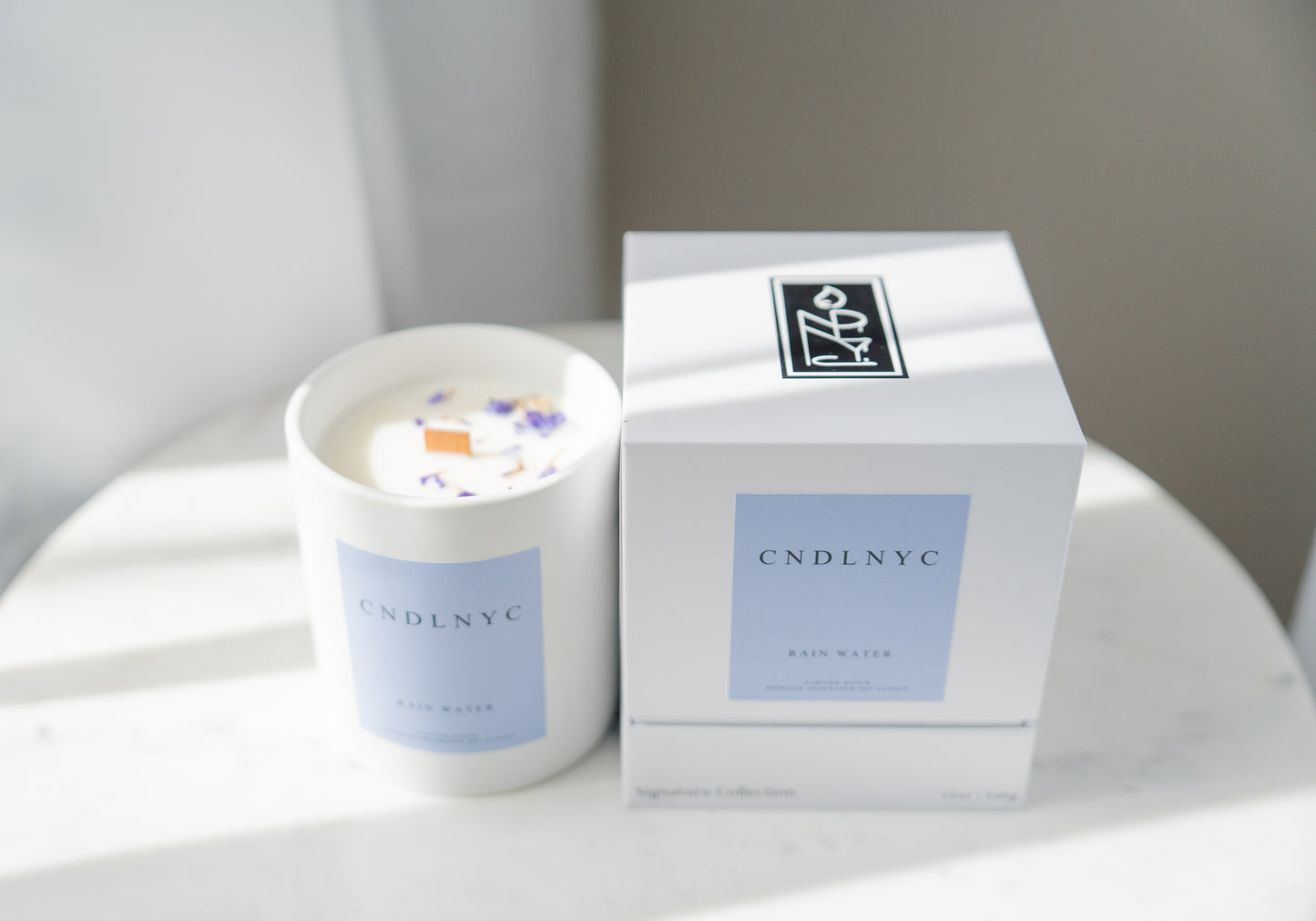 CNDLNYC "RAIN WATER" Soy Candle - 12oz of Sweet Scented Bliss for Your Home