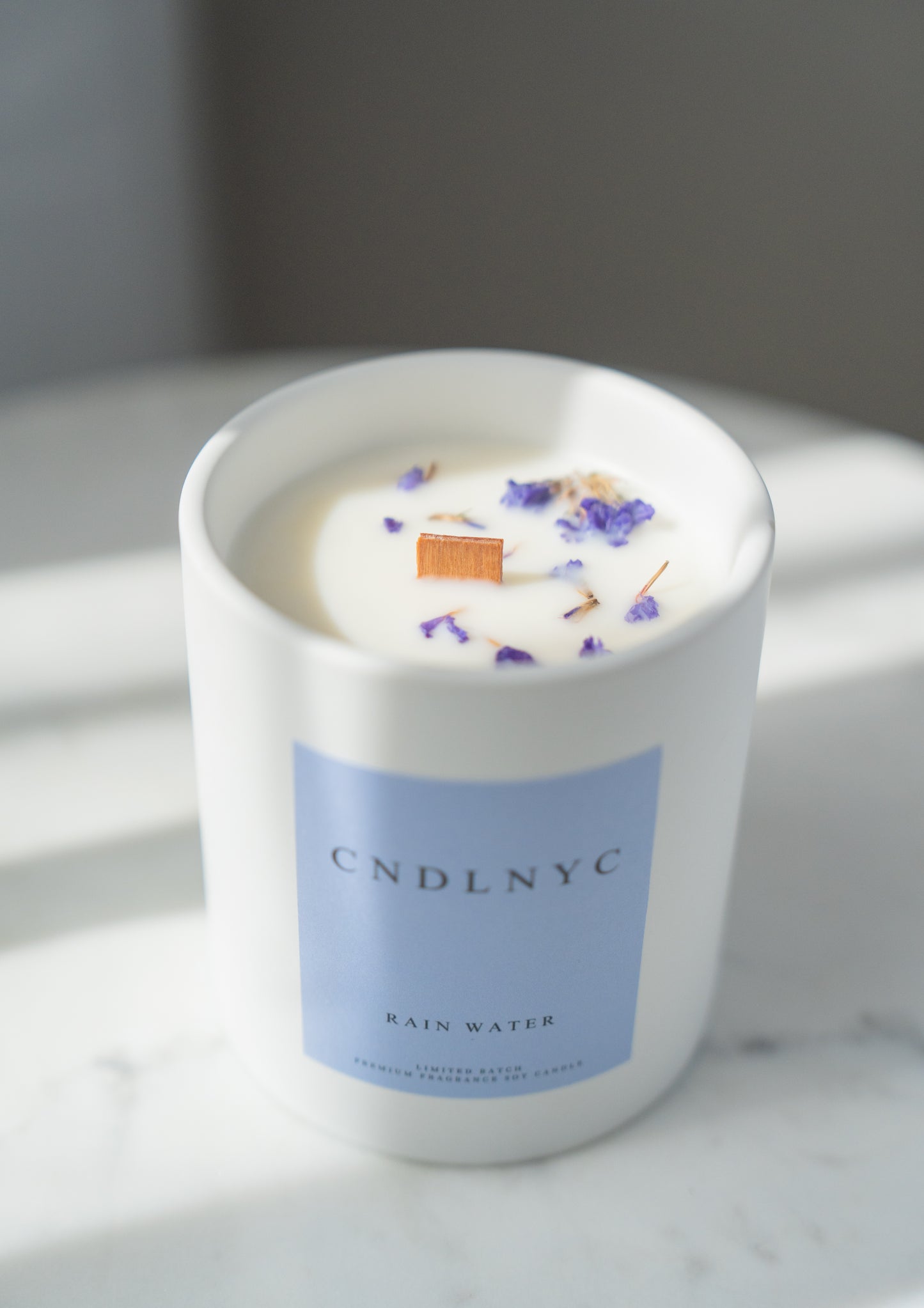 CNDLNYC "RAIN WATER" Soy Candle - 12oz of Sweet Scented Bliss for Your Home