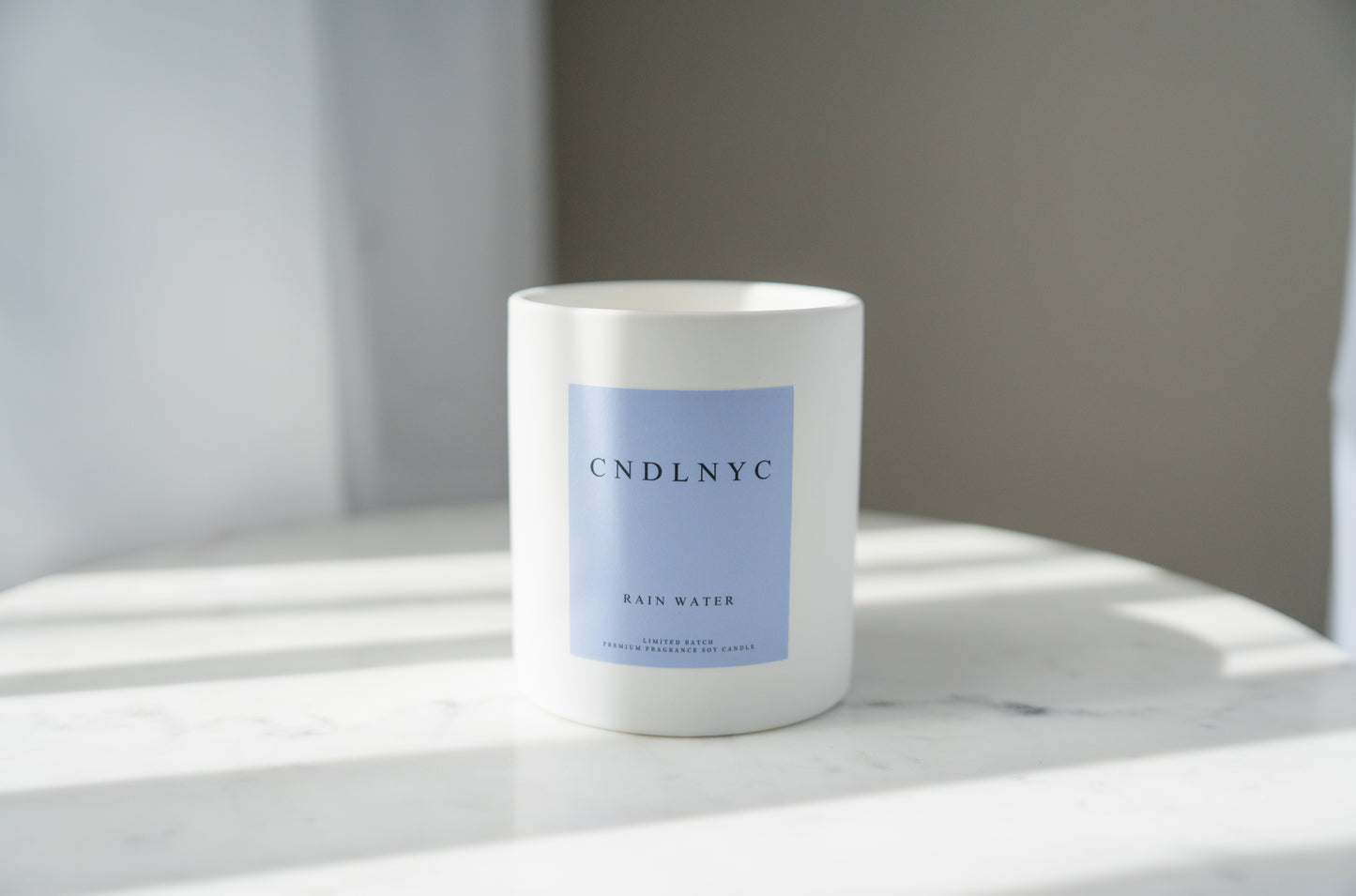 CNDLNYC "RAIN WATER" Soy Candle - 12oz of Sweet Scented Bliss for Your Home