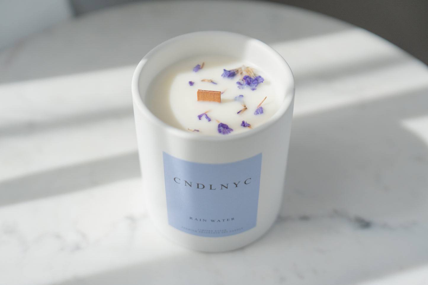 CNDLNYC "RAIN WATER" Soy Candle - 12oz of Sweet Scented Bliss for Your Home