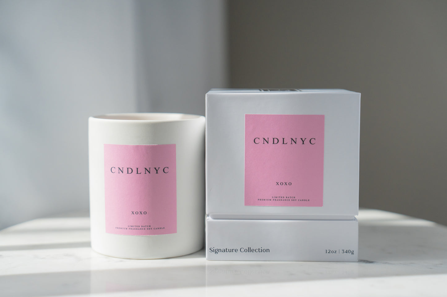 CNDLNYC "XOXO" Soy Candle - 12oz of Sweet Scented Bliss for Your Home