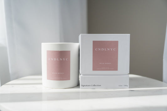 CNDLNYC "WILD ROSES" Soy Candle - 12oz of Sweet Scented Bliss for Your Home