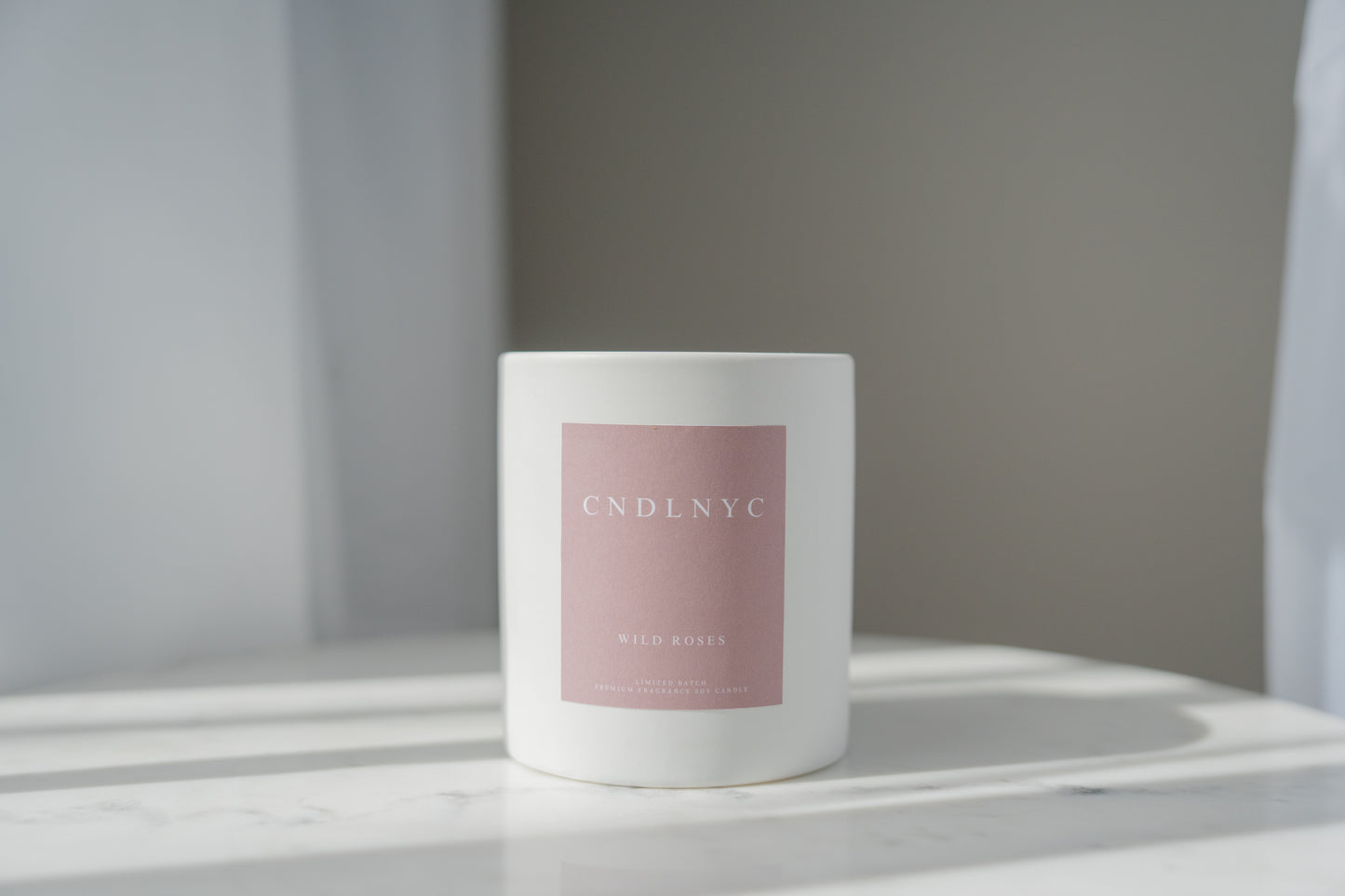 CNDLNYC "WILD ROSES" Soy Candle - 12oz of Sweet Scented Bliss for Your Home