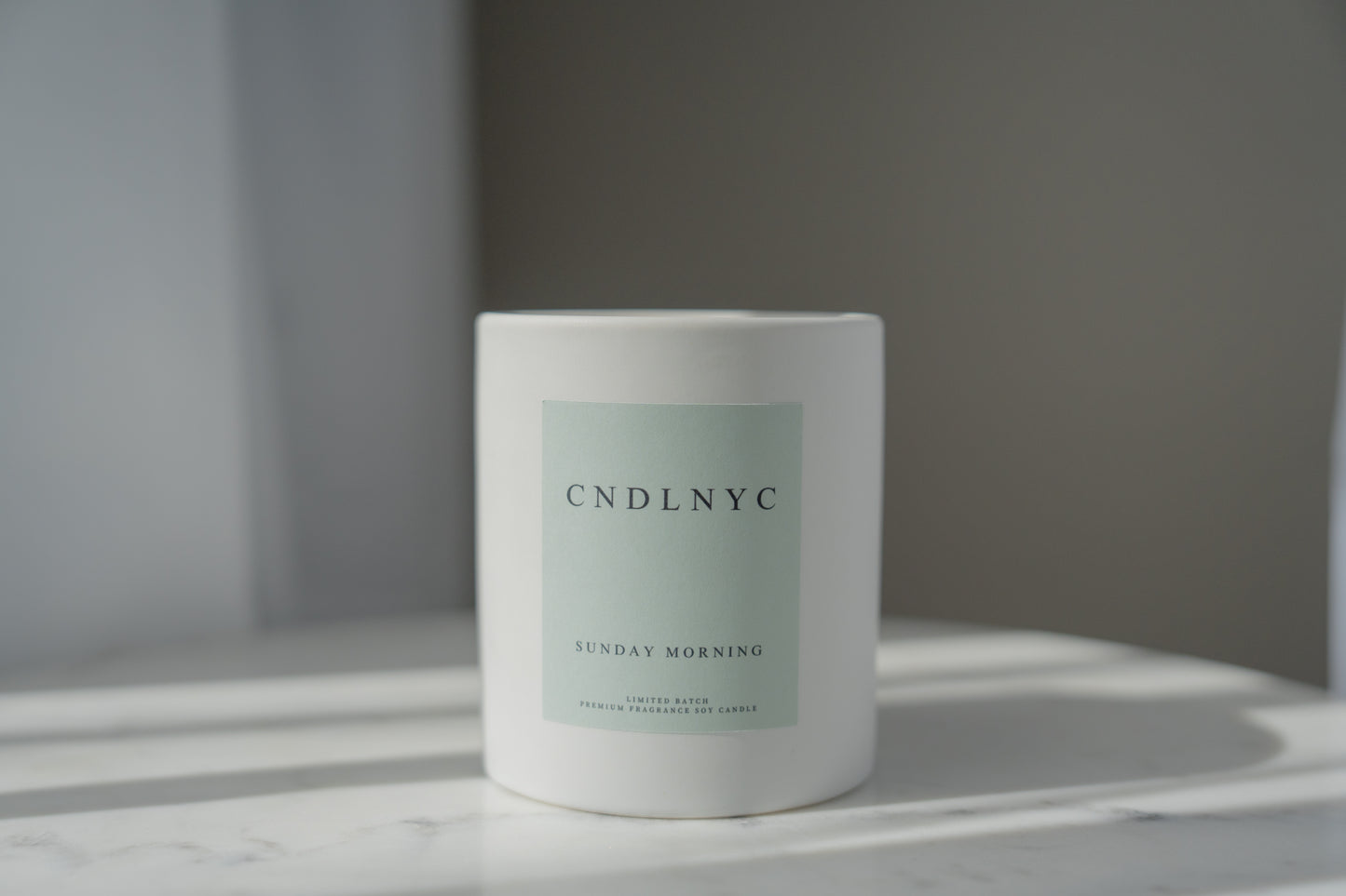 CNDLNYC "SUNDAY MORNING" Soy Candle - 12oz of Sweet Scented Bliss for Your Home