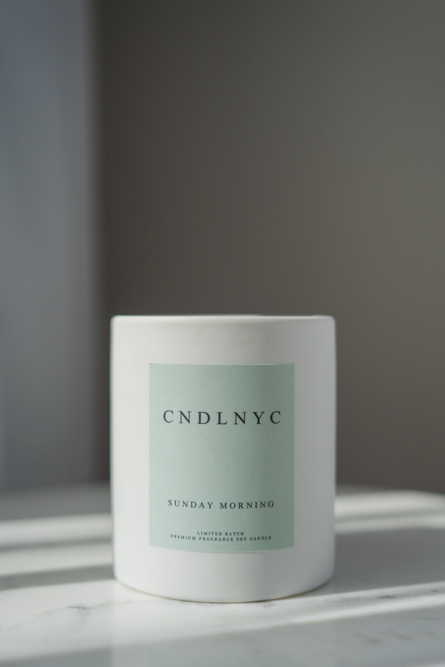 CNDLNYC "SUNDAY MORNING" Soy Candle - 12oz of Sweet Scented Bliss for Your Home