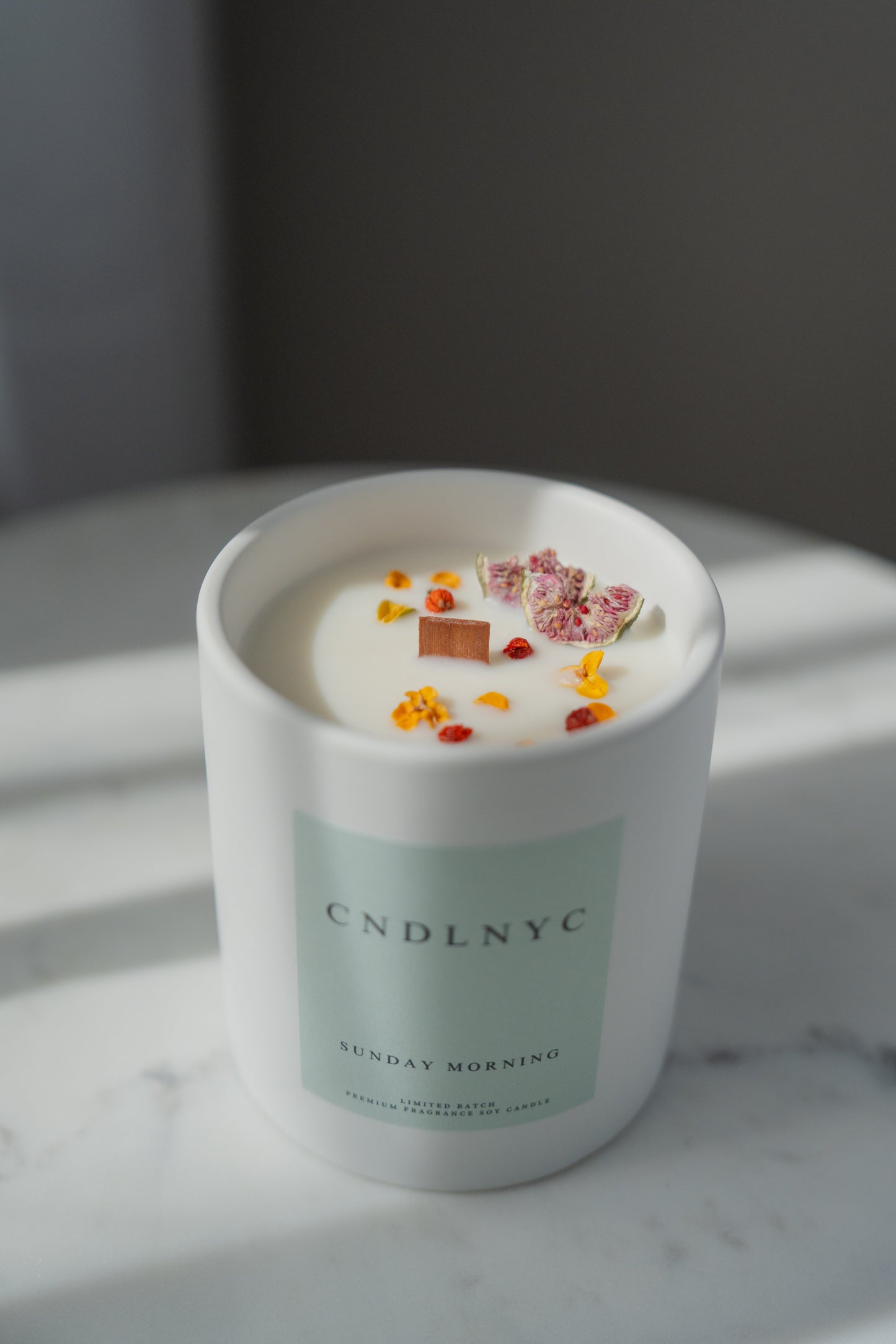 CNDLNYC "SUNDAY MORNING" Soy Candle - 12oz of Sweet Scented Bliss for Your Home