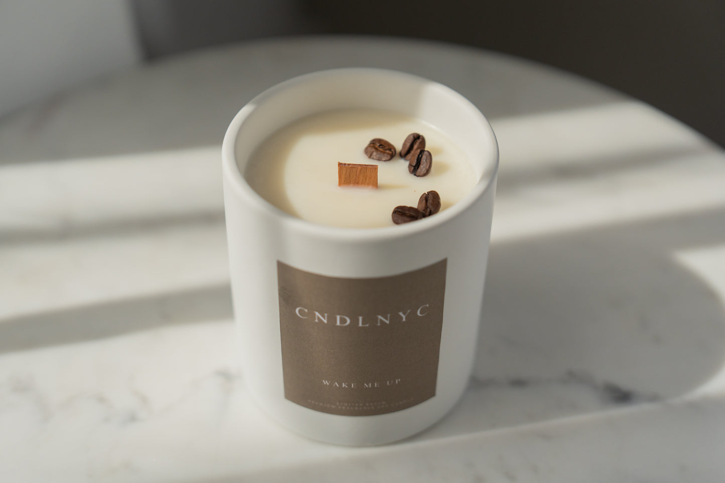 CNDLNYC "WAKE ME UP" Soy Candle - 12oz of Sweet Scented Bliss for Your Home