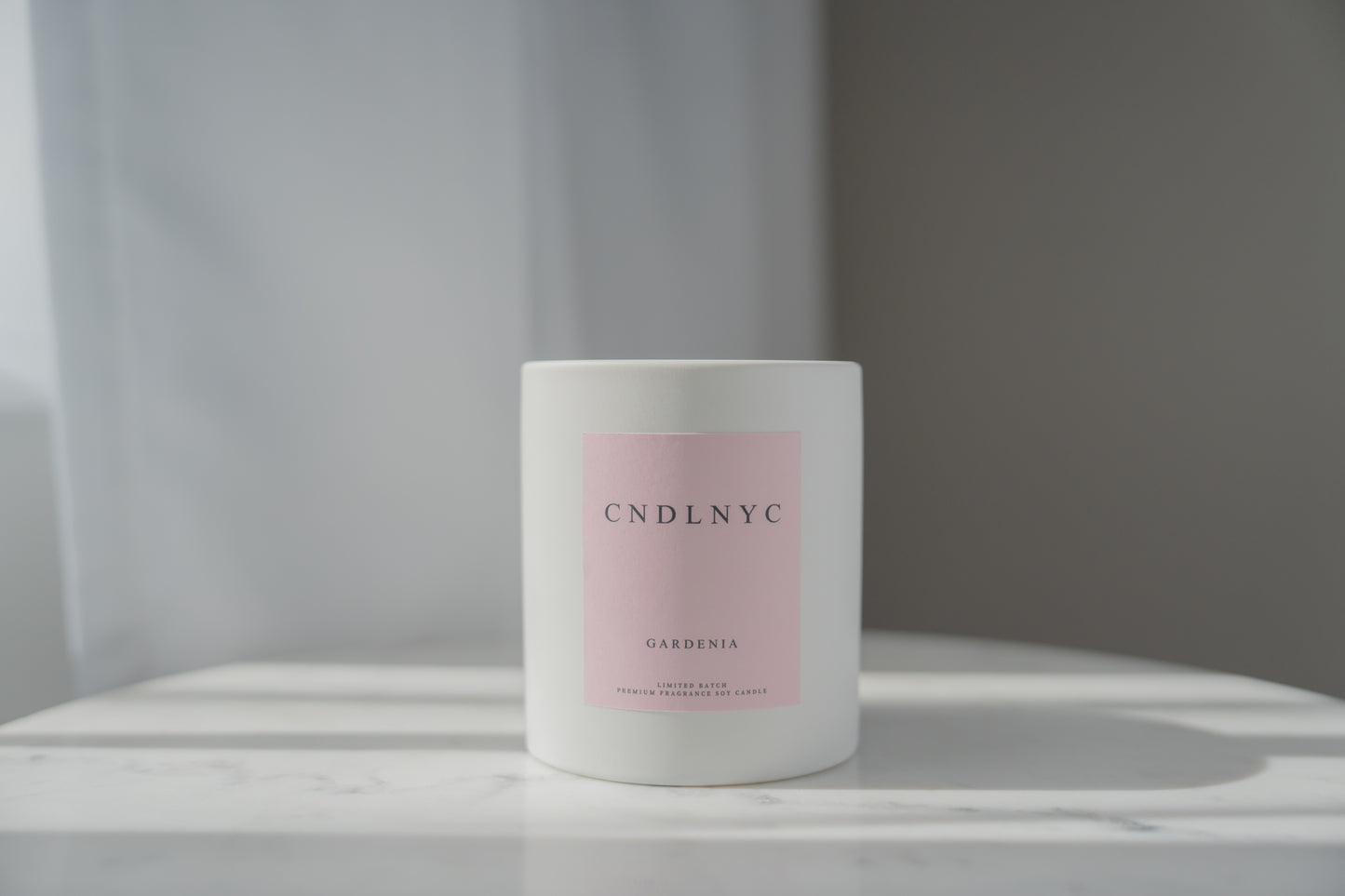 CNDLNYC "GARDENIA" Soy Candle - 12oz of Sweet Scented Bliss for Your Home