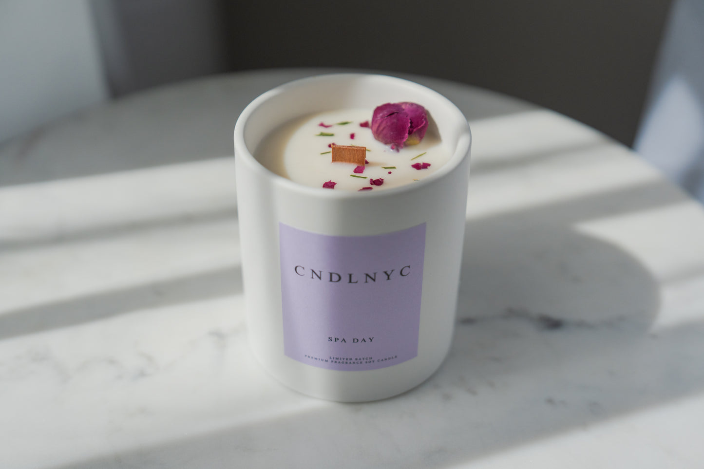 CNDLNYC "SPA DAY" Soy Candle - 12oz of Sweet Scented Bliss for Your Home