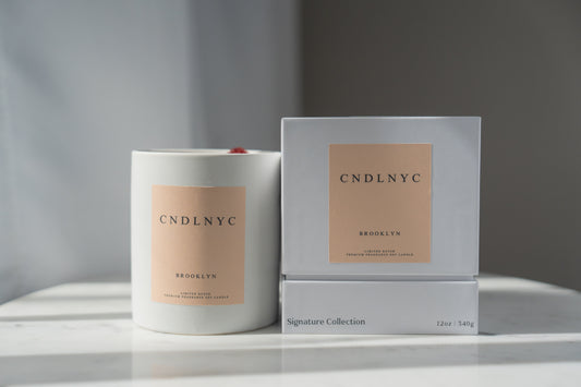 CNDLNYC "BROOKLYN" Soy Candle - 12oz of Sweet Scented Bliss for Your Home