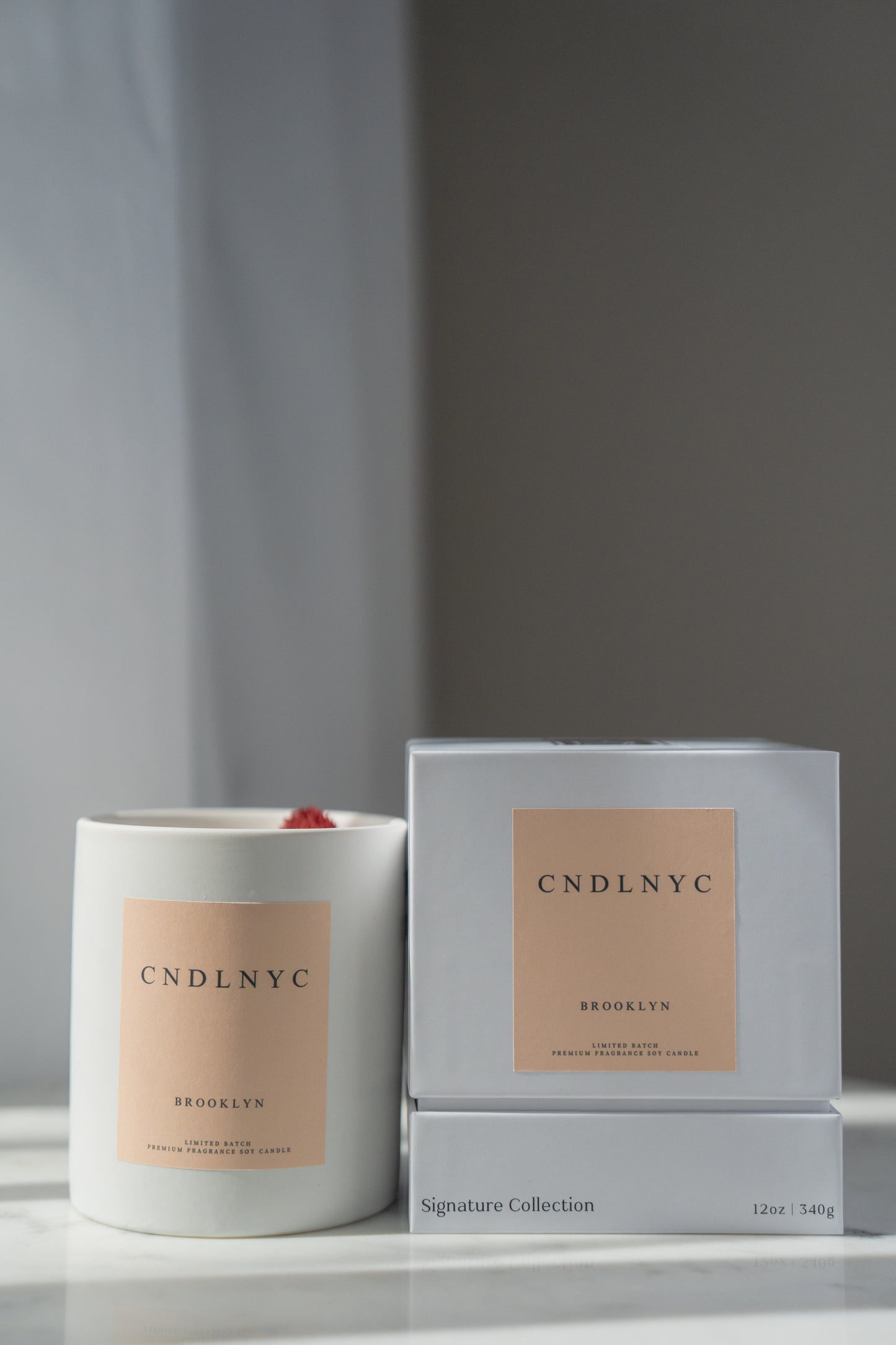 CNDLNYC "BROOKLYN" Soy Candle - 12oz of Sweet Scented Bliss for Your Home