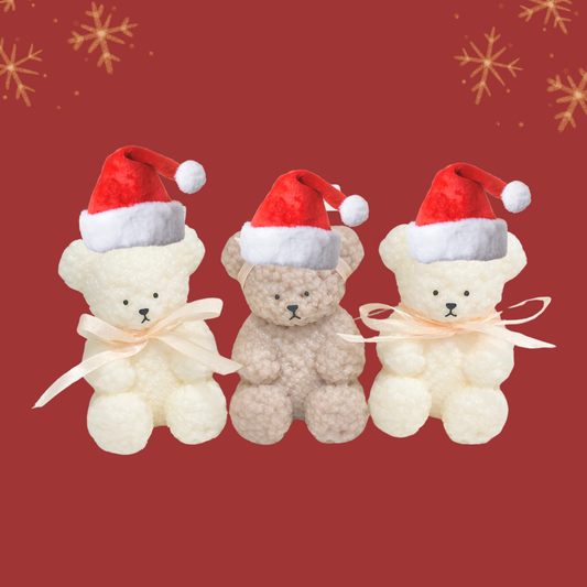 CNDLNYC | Santa Curly Bear Candle