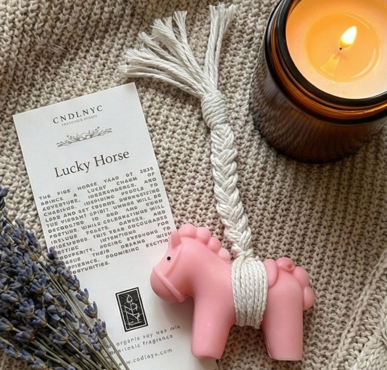 CNDLNYC | 2026 HAPPY NEW YEAR Scented Lucky Horse - Lunar Year of the Horse