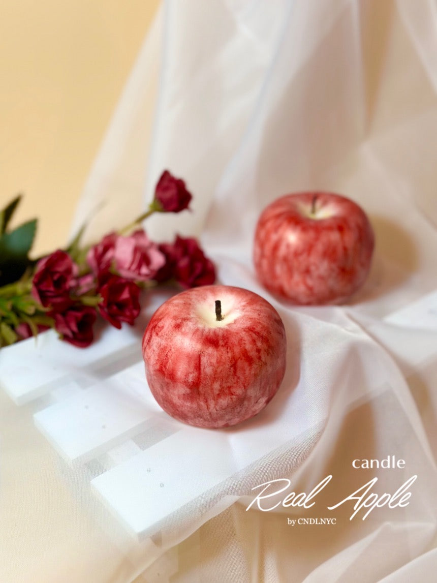 CNDLNYC | Real Apple Candle (Realistic Art)