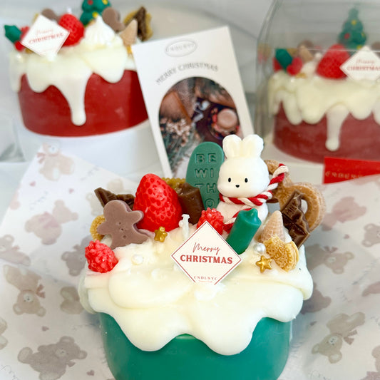 CNDLNYC | Christmas Cake Candle - Perfect Gift for All