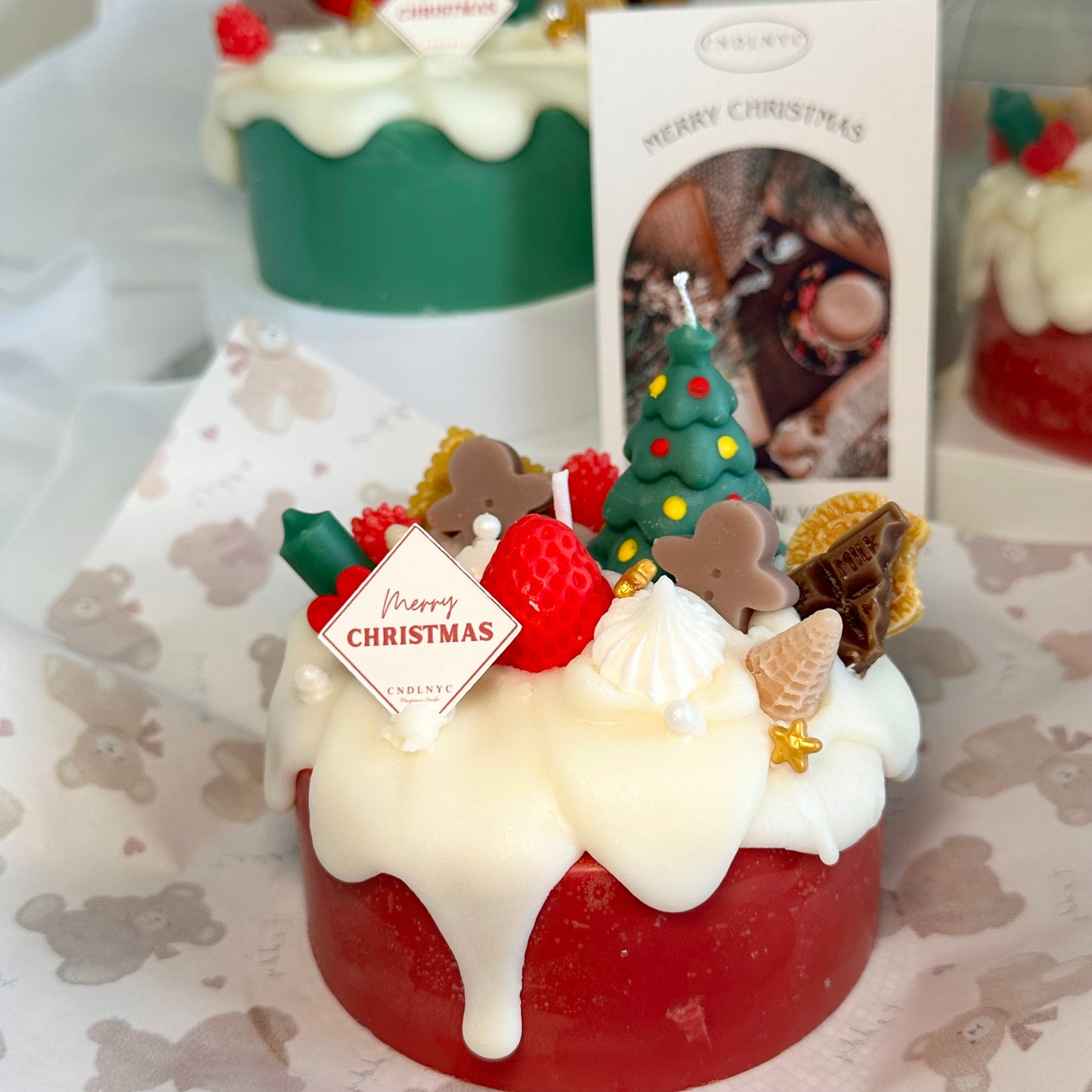 CNDLNYC | Christmas Cake Candle - Perfect Gift for All