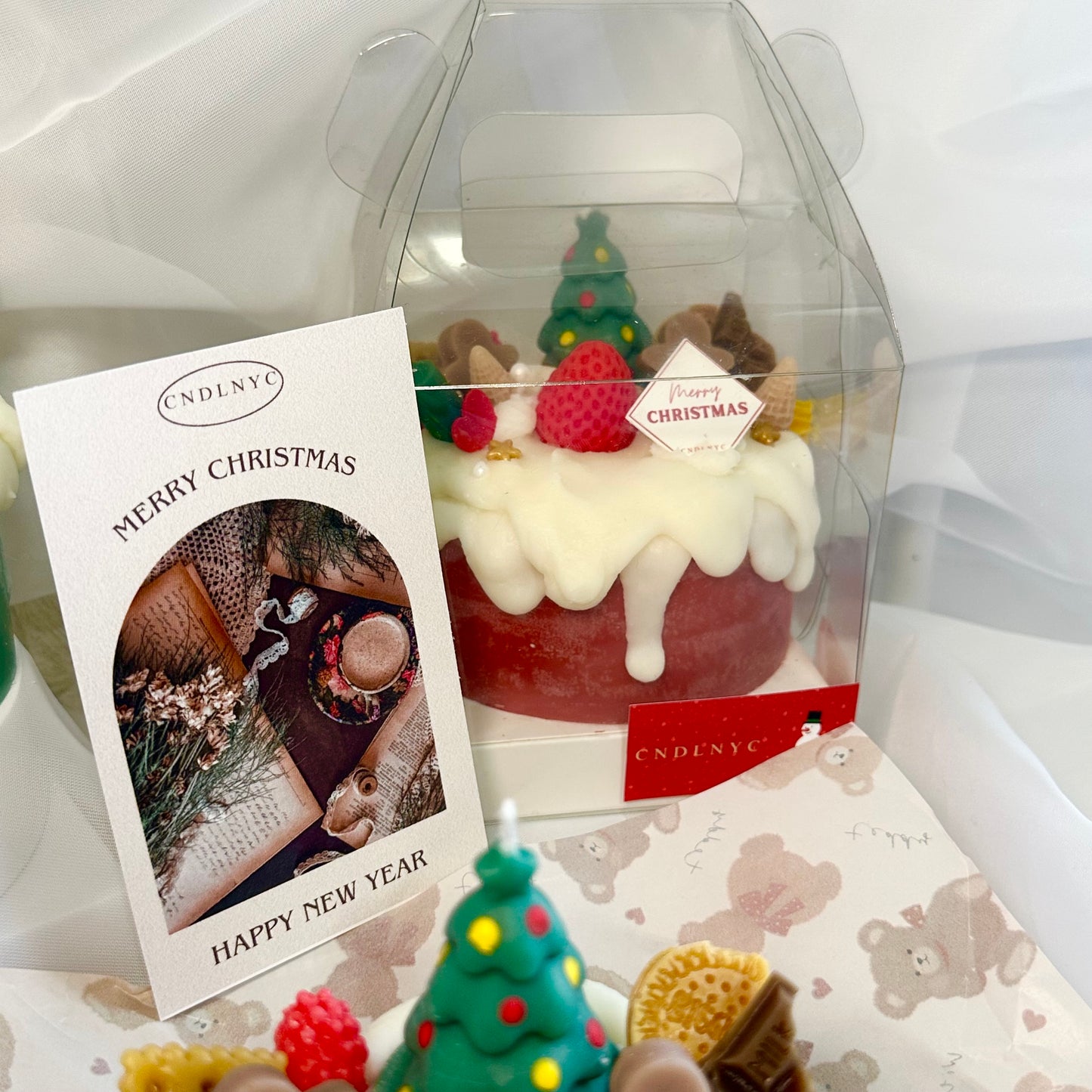 CNDLNYC | Christmas Cake Candle - Perfect Gift for All