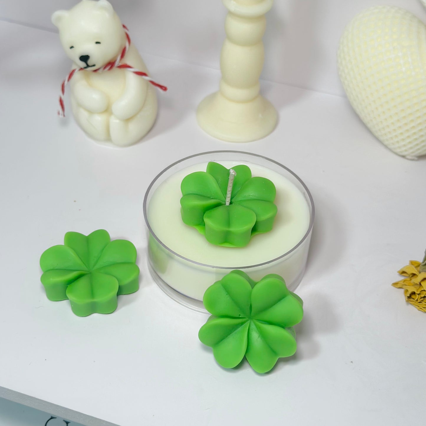 CNDLNYC | Four Leaf Clover Tealight Candle - Good Luck Gift