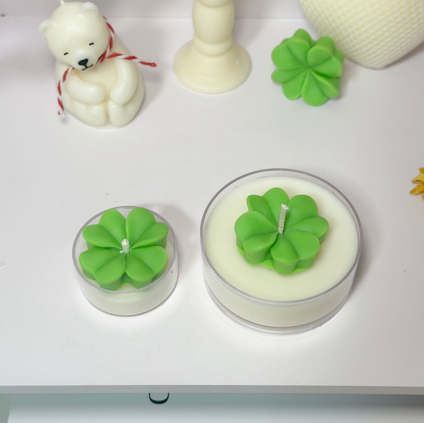 CNDLNYC | Four Leaf Clover Tealight Candle - Good Luck Gift