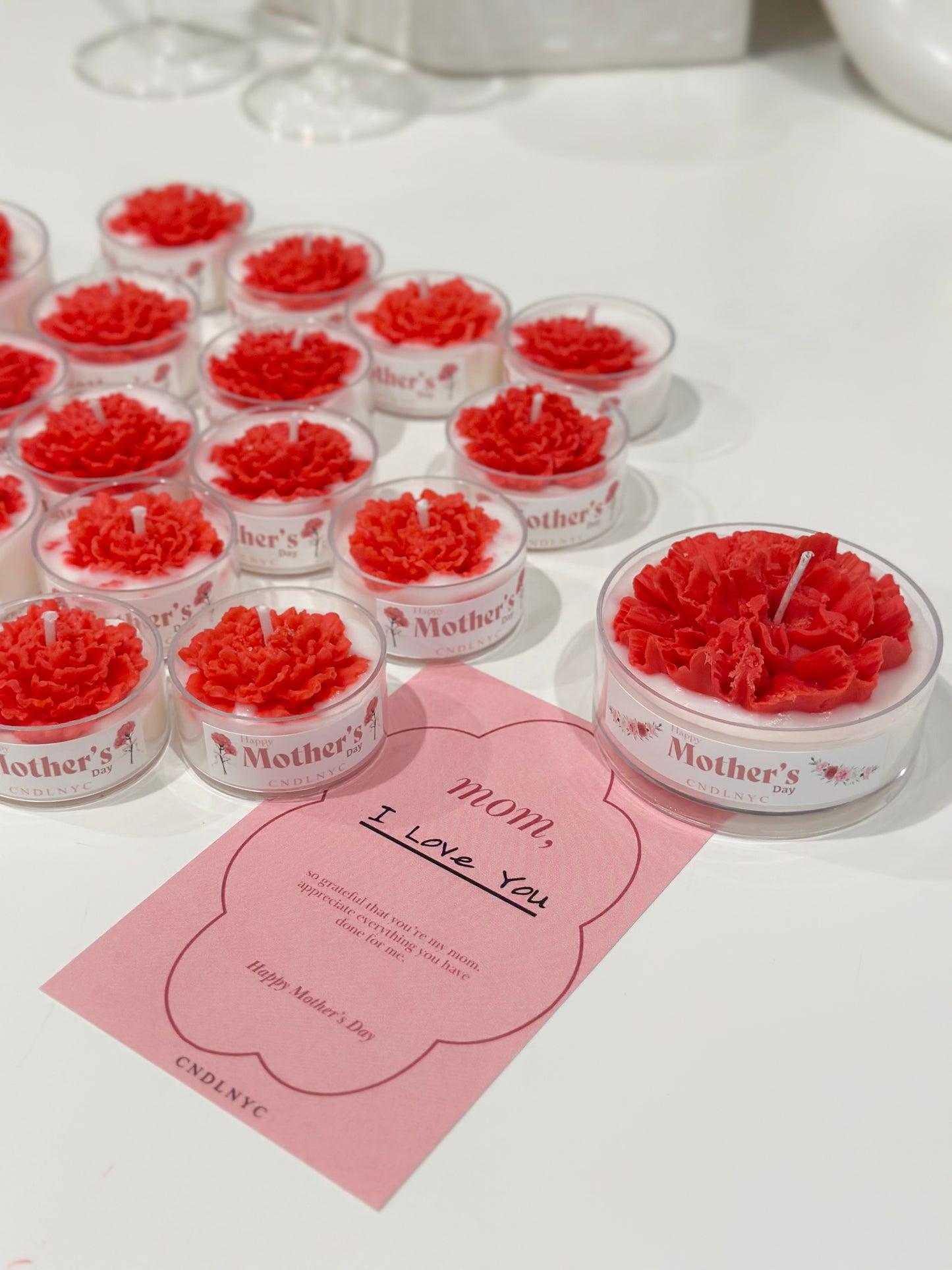 CNDLNYC | Carnation Candle - Perfect Mother’s Day Gift for Mom