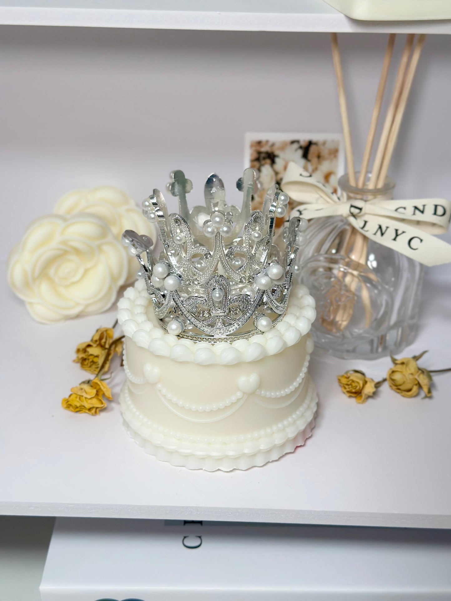 CNDLNYC | Tiara Cake Candle - Perfect Birthday Gift for Her