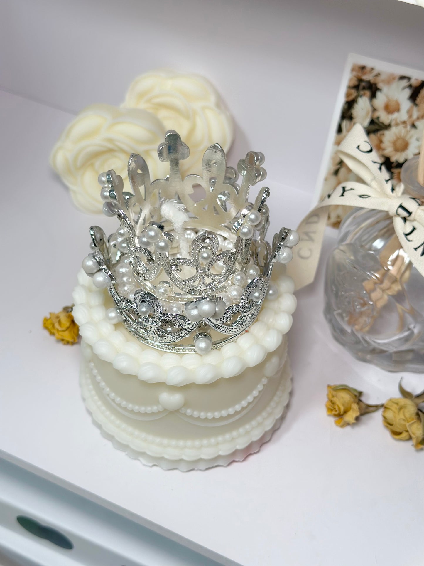 CNDLNYC | Tiara Cake Candle - Perfect Birthday Gift for Her