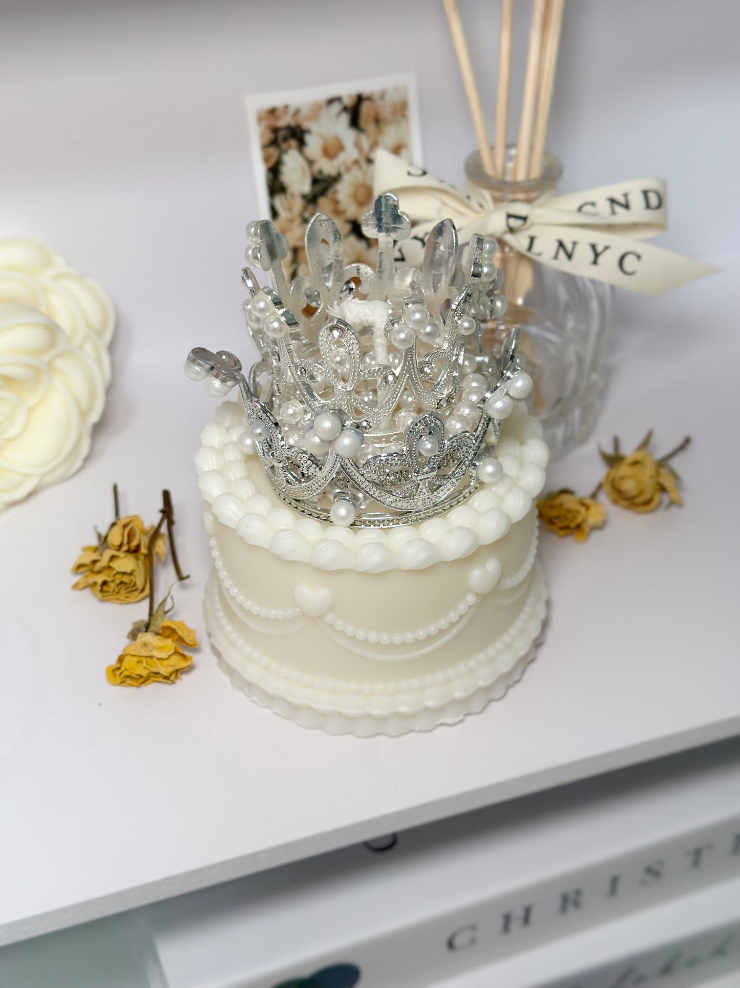 CNDLNYC | Tiara Cake Candle - Perfect Birthday Gift for Her