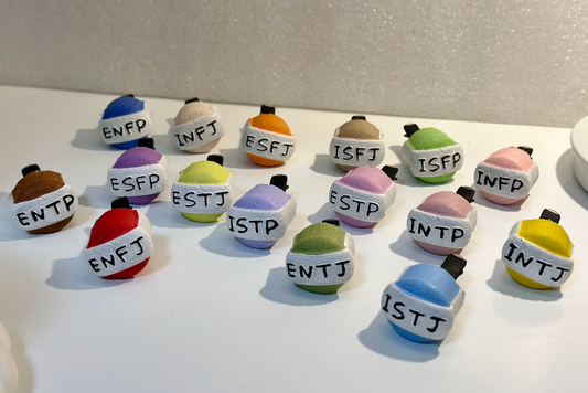 CNDLNYC | MBTI Car Freshie - 16 Myer Briggs Personality Types Fun Gifts