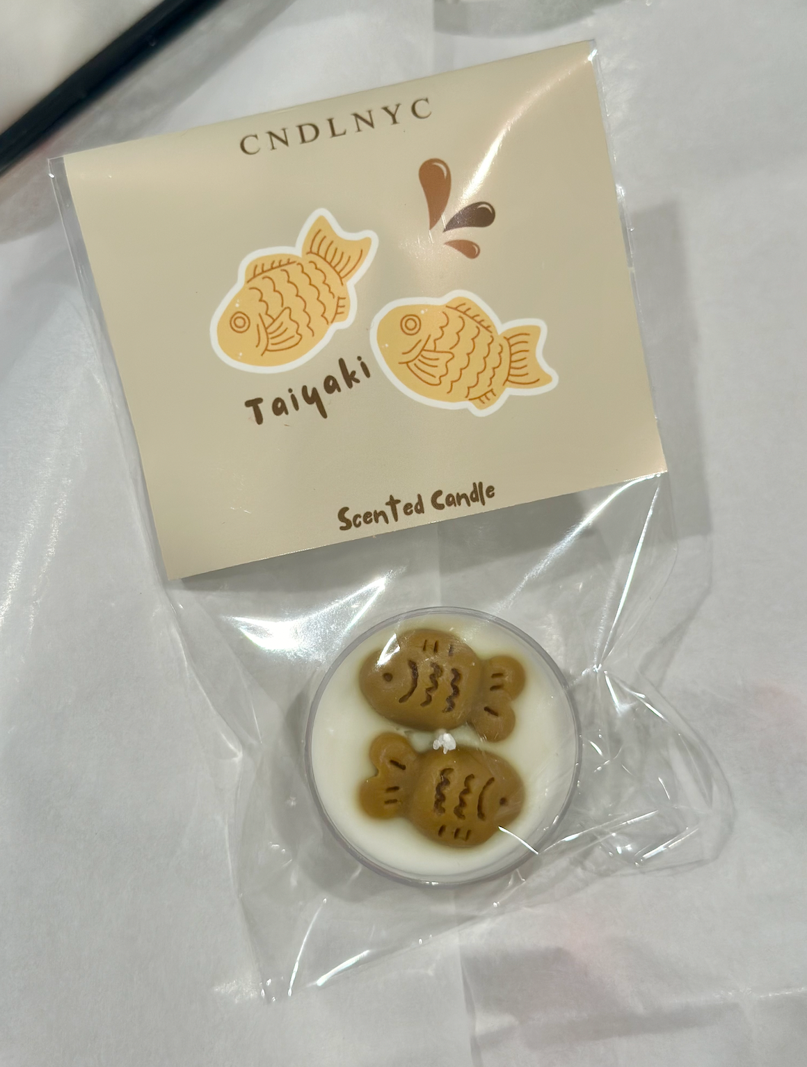 CNDLNYC | Taiyaki Tealight Candle - Asian Winter Snack