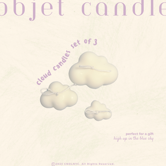 CNDLNYC | Cloud Candles Set of 3