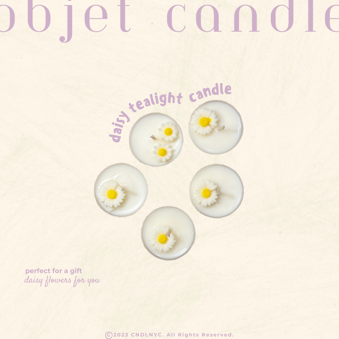 CNDLNYC | Daisy Tealight Candle