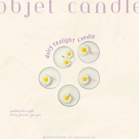 CNDLNYC | Daisy Tealight Candle