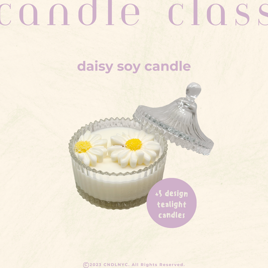 CNDLNYC | Daisy Soy Candle - Candle Class