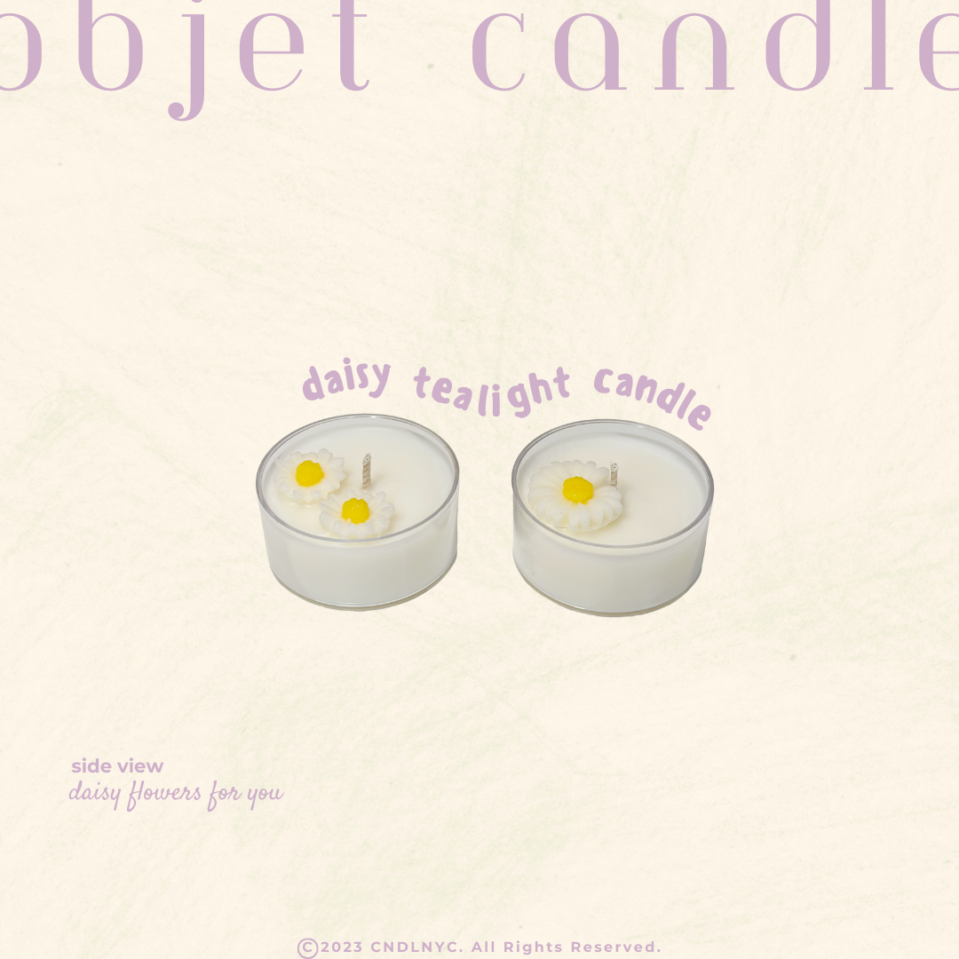 CNDLNYC | Daisy Tealight Candle