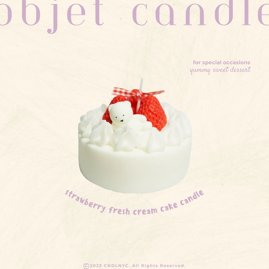 CNDLNYC | Strawberry Fresh Cream Cake