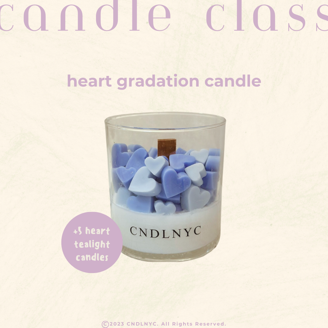 CNDLNYC | Heart Gradation Candle - Candle Class