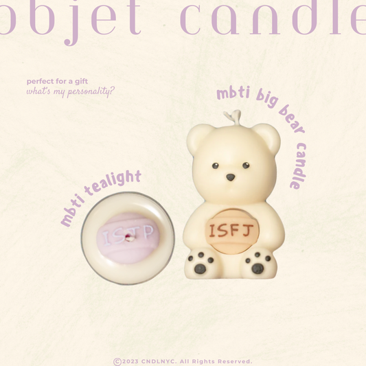 CLDLNYC | MBTI Candle - 16 Myer Briggs Personality Types Fun Gifts