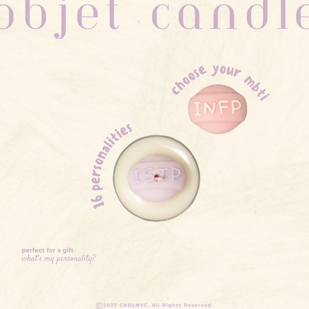 CLDLNYC | MBTI Candle - 16 Myer Briggs Personality Types Fun Gifts