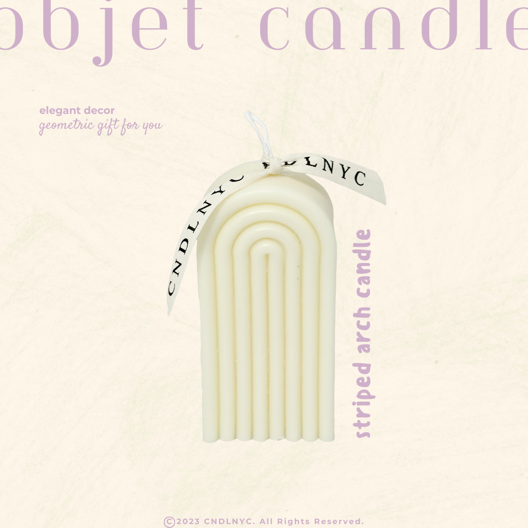 CNDLNYC | Striped Arch Candle