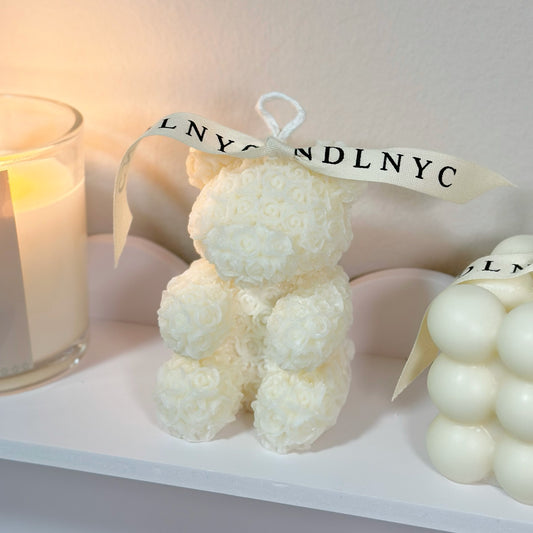 CNDLNYC | Rose Bear / Bunny Candle - Perfect Valentine's Day Gift for Her