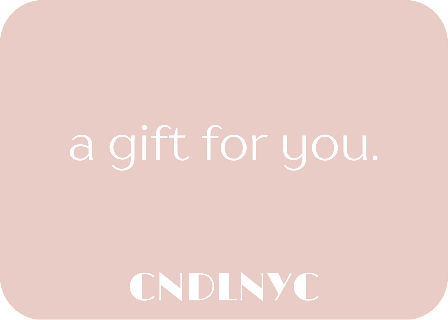 CNDLNYC E-Gift Card