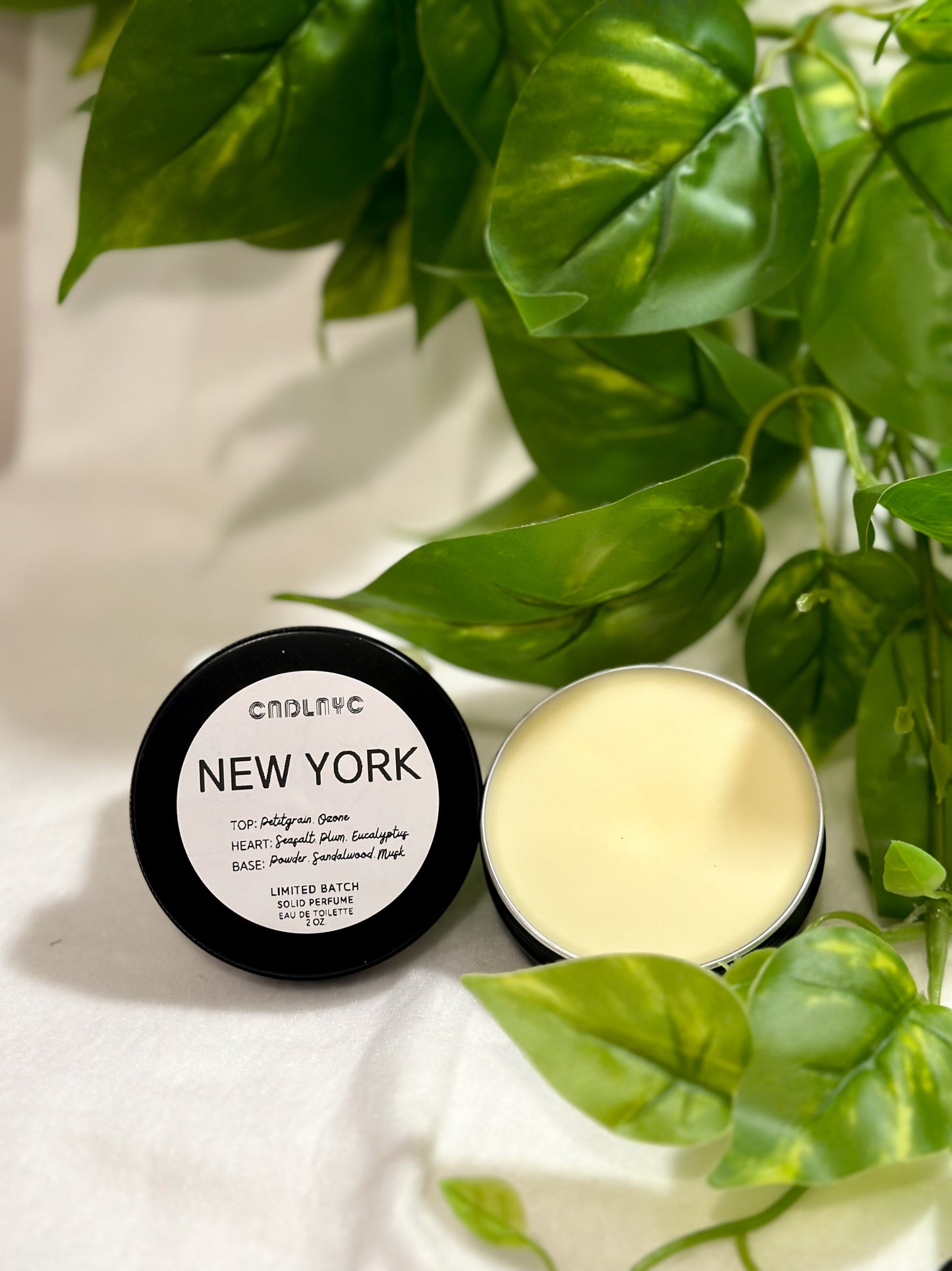 Unisex Solid Perfume - Handmade Concentrated Balm (100% Jojoba Oil, Shea Butter, and Vitamin E Oil)