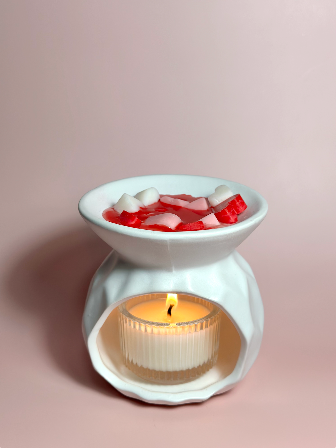 CNDLNYC <Red Pink White> Heart Wax Melts | 2oz.